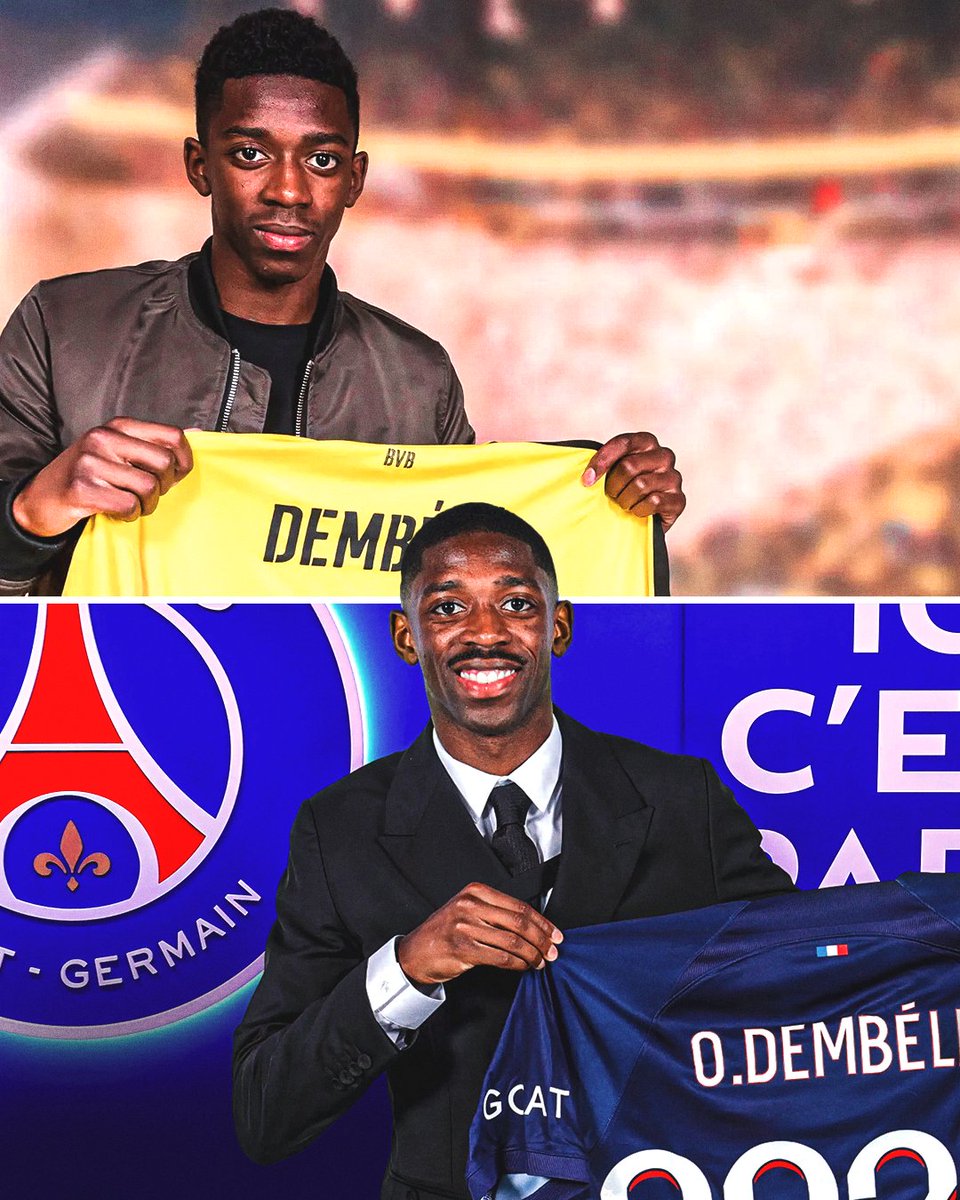 A lot has changed for Dembélé since his Dortmund days ✨🇫🇷