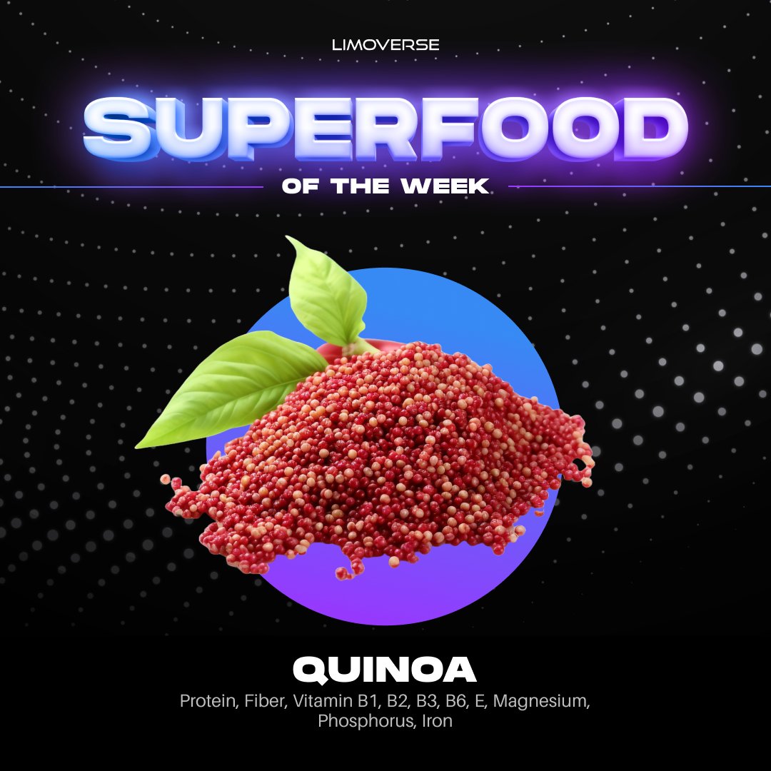 Discover the power of Quinoa with #Limoverse! 🌟 Beyond being a superfood, Quinoa is a complete protein powerhouse, fueling your wellness journey with all nine essential amino acids. Elevate your nutrition and embrace Quinoa's goodness today! 💪🌱