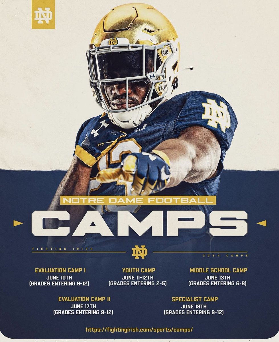 Happy May! Only one more month to go! #GOIRISH ☘️ SIGN UP ASAP! fightingirish.com/sports/footbal…