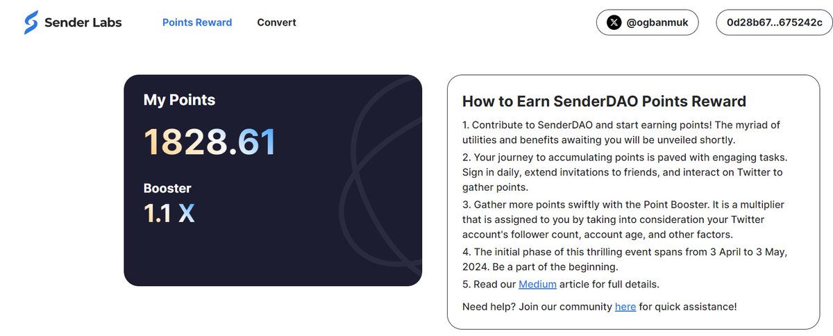 The most substantial airdrop opportunity in 2024 @SenderLabs 
เเต้มหรือเต่าทำไมขยับช้าจัง
มาแลกกันครับเพื่อนๆ ตอบกลับ100%เเน่นอนจ้า
✅กด Like,Retweet and Reply✅
แปะ original โพสไว้ได้เลยครับ
#SocialFi #Airdrop