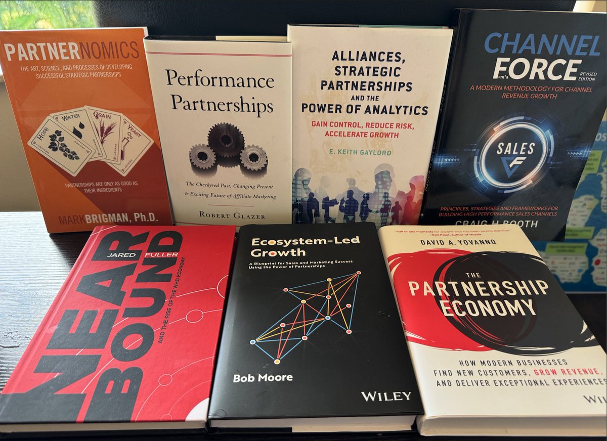 Heading off for a family vacation in Europe next week (yes, this includes Taylor Swift in Paris on Mother's Day!). Was organizing my reading for the plane and wanted to give a huge shout out to some rock star authors in the channel, partnerships, alliances, and ecosystems space.