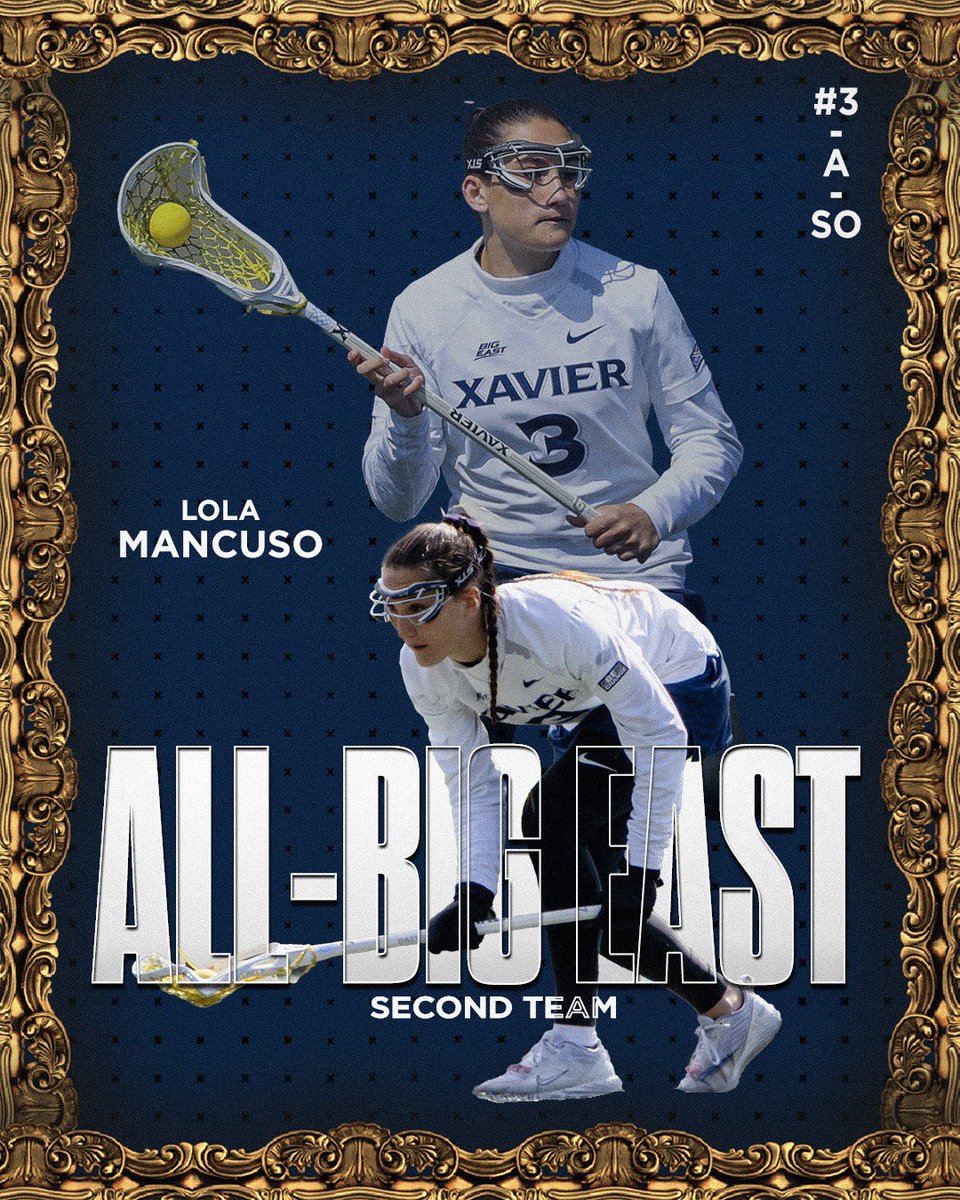 𝙰𝚕𝚕-𝙱𝙸𝙶 𝙴𝙰𝚂𝚃 𝚂𝚎𝚌𝚘𝚗𝚍 𝚃𝚎𝚊𝚖 👏 Lola Mancuso secures her second career postseason award following a standout season 🤩 📰 bit.ly/3JMCSBe #LetsGoX ⚔️