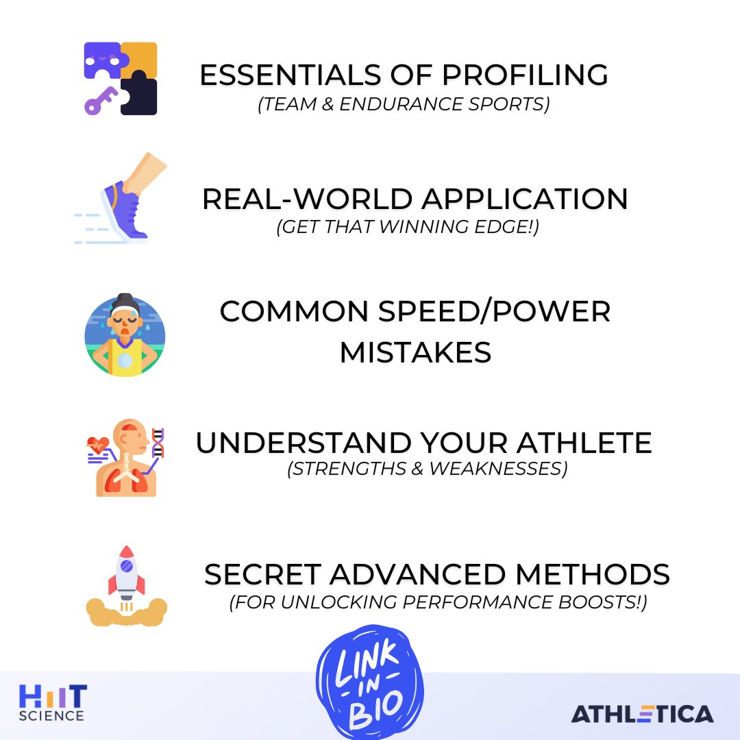 🤑 Who doesn't enjoy free content? 🏃‍♀️ Who isn't interested in the best ways to profile athletes? 🚫 Who isn't curious about avoiding common speed/power profiling mistakes? 🔛 Check out our new FREE email course at @hiitscience & @Athletica_AI 📩 bit.ly/4dnnFnM