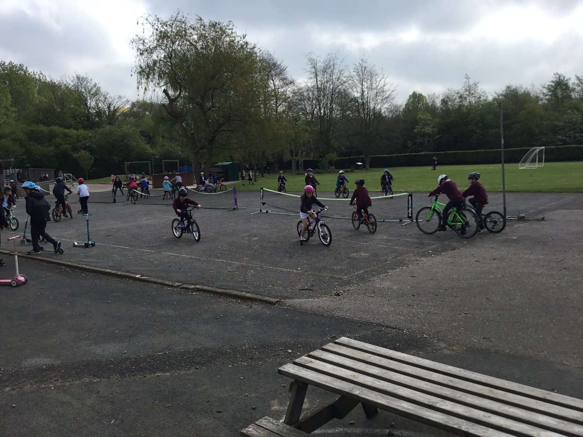 We have just launched 'Wheelie Wednesdays' in celebration of National Walking and Wheeling Month at Park Street! Such fun! #WheelieWednesday #NationalWalkingMonth @livingstreets