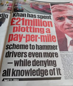 Andy_T_'s tweet photo. @MonMatharu Totally agree with you, Khan needs to be voted out. London has the highest crime rate in the counter, with violent crime up by 33%. Cost of live made even higher with his unless motoring charges. #KickKhanOut https://t.co/qpTn9jgPhq
