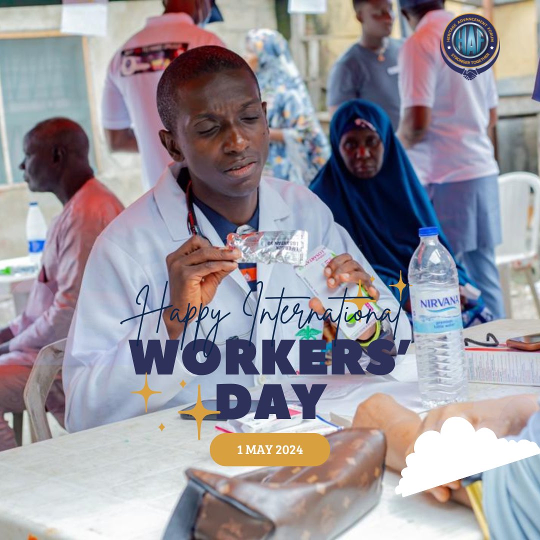 hafng_'s tweet photo. "Today and every day, we honor the dedication, resilience, and hard work of all workers around the world. Happy Workers' Day from our NGO family!#WorkersDay #Gratitude #Dedication #NGOCommunity" https://t.co/9Sc3JOLqKZ