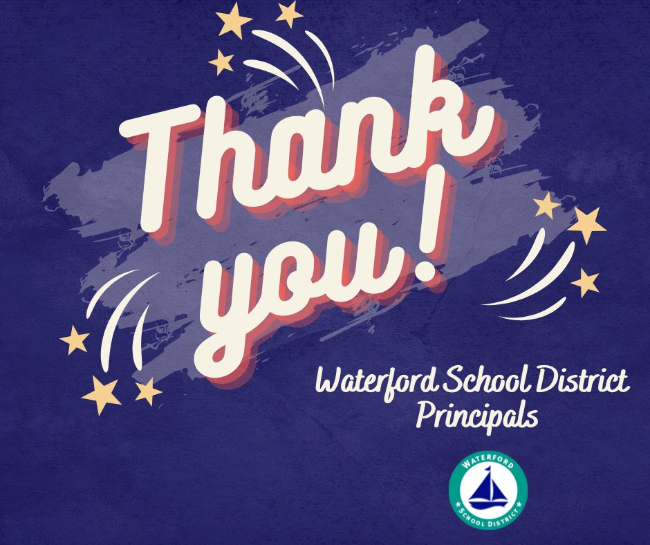 Today is National School Principal Appreciation Day, help us celebrate all of the incredible principals here at WSD! From keeping our schools running smoothly to inspiring greatness in our students, we thank you for your leadership every day. #SchoolPrincipalAppreciation