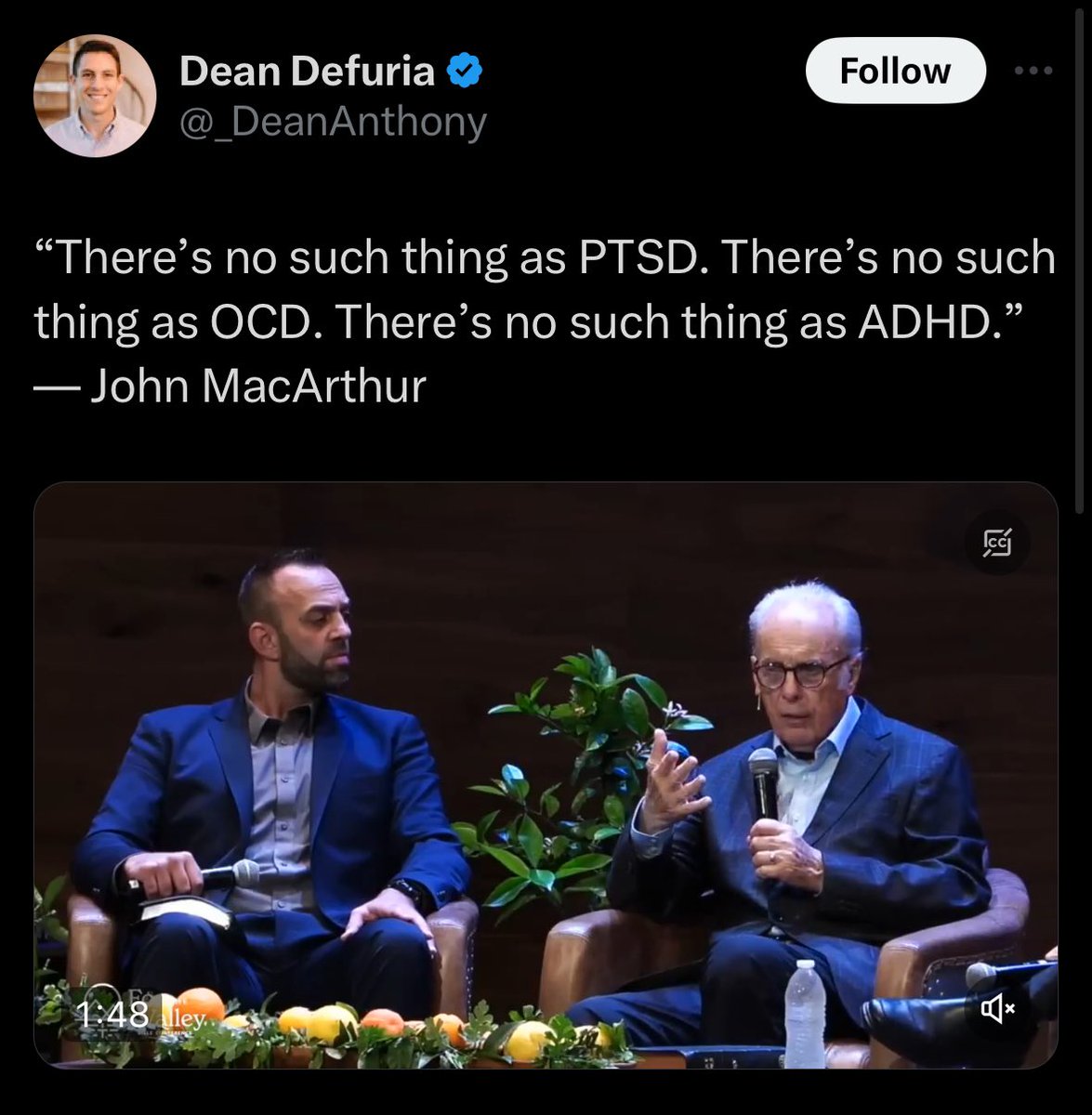 when john macarthur speaks, men who have never made a woman orgasm listen