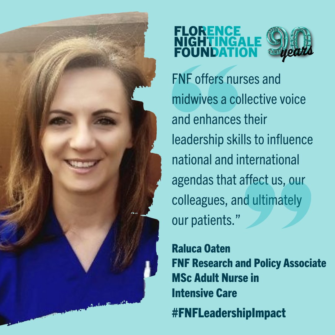 🎉 #FNF90at90 'FNF offers nurses' and midwives’ a collective voice and enhances their leadership skills to influence national and international agendas that affect us, our colleagues, and ultimately our patients.' @RalucaOaten 🌟 #FNFLeadershipImpact