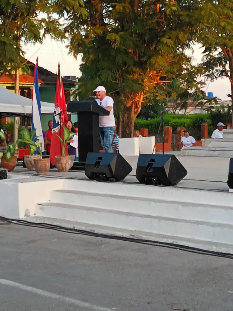 Palabras Centrales del Secretario de la Ctc en Marianao. Firmes y Unidos! Datys PRESENTE!