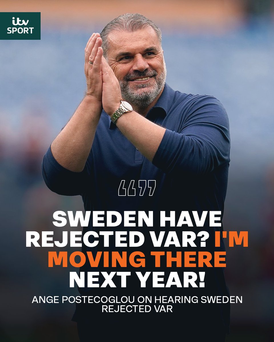 Catch Ange Postecoglou in Sweden next season 😂🇸🇪
