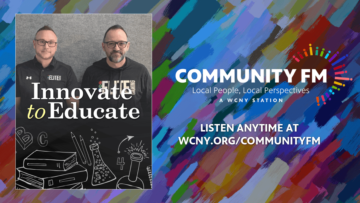 Host Jody Manning welcomes Matt Guernsey and Rob O'Connor, co-founders of @ELITEgaming_gg_. They talk about how in the school setting, gaming has become critical for student engagement and fulfillment. Stream 👉 bit.ly/3QsCM5H #WCNY #CommunityFM #Podcast #CNY