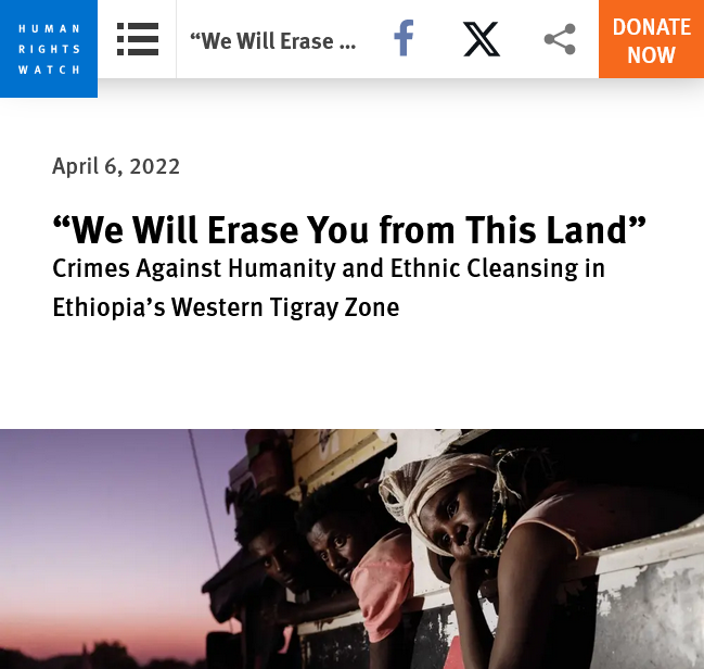 .@BioMedCentral must immediately retract this sub-standard article conflictandhealth.biomedcentral.com/articles/10.11…. Failure to do so is tantamount to endorsing the brutal ethnic cleansing and crimes against humanity perpetrated by Amhara forces and authorities.