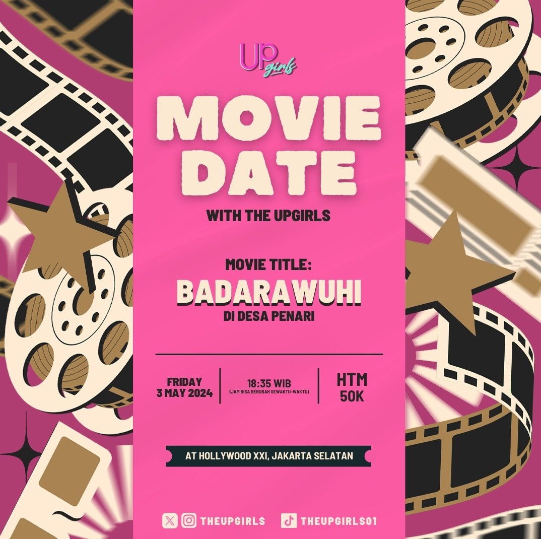 Siapa yang kangen moviedate?

Yuk Movie Date 'Badarawuhi di Desa Penari' Jumat 3 Mei 2024!
Link:
forms.gle/3jGkqVqULB4G6G…