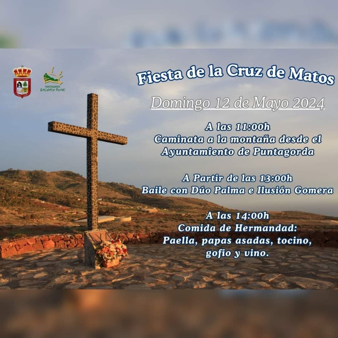 🎊#AGENDA |  Fiesta de la Cruz de Matos  ✝️💐 🎉 📍 #Puntagorda