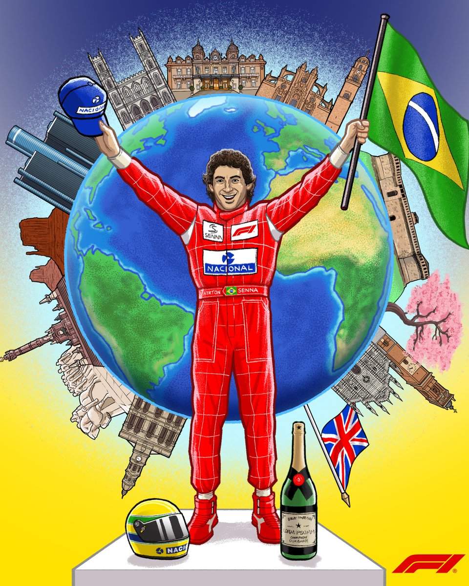 Across the world, Ayrton Senna’s legacy lives on #F1 #Formula1 #Senna30