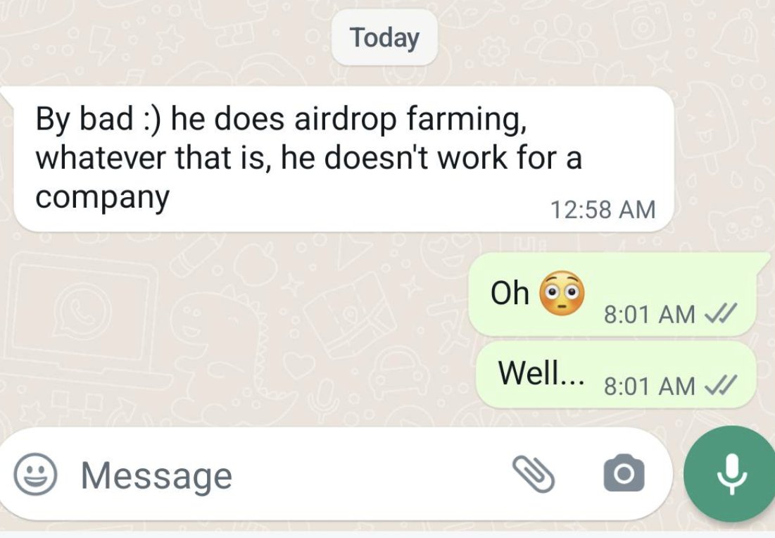 um...should we tell her?