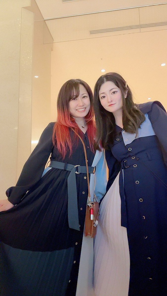 OA_idol's tweet image. ユニバで双子コーデ💕

#にゃこ #響子 #犬猿組 #ユニバ