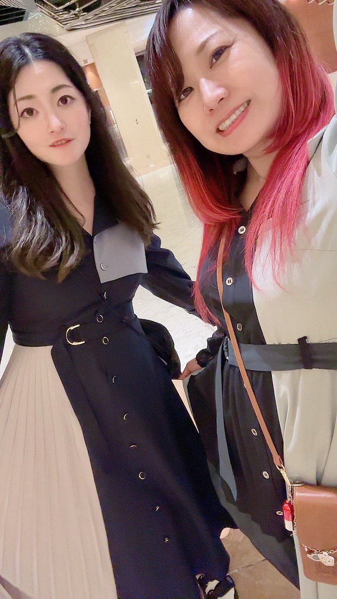 OA_idol's tweet image. ユニバで双子コーデ💕

#にゃこ #響子 #犬猿組 #ユニバ