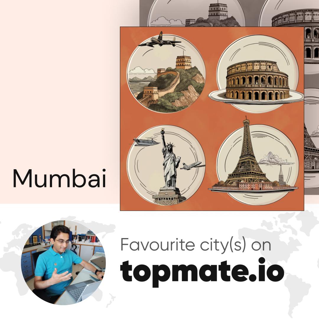 Topmate just made it easier to know about my audience🤩

Here are the top city(s) from where I received the highest bookings.

Let's shine together and make it more impactful.
I'm at topmate.click/p56jd