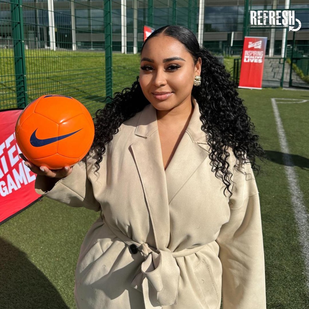 ⚽️ Refresh client @SirayahShiraz was at the launch event of the #FA’s inspiring campaign, ‘The Greater Game!' 🌟