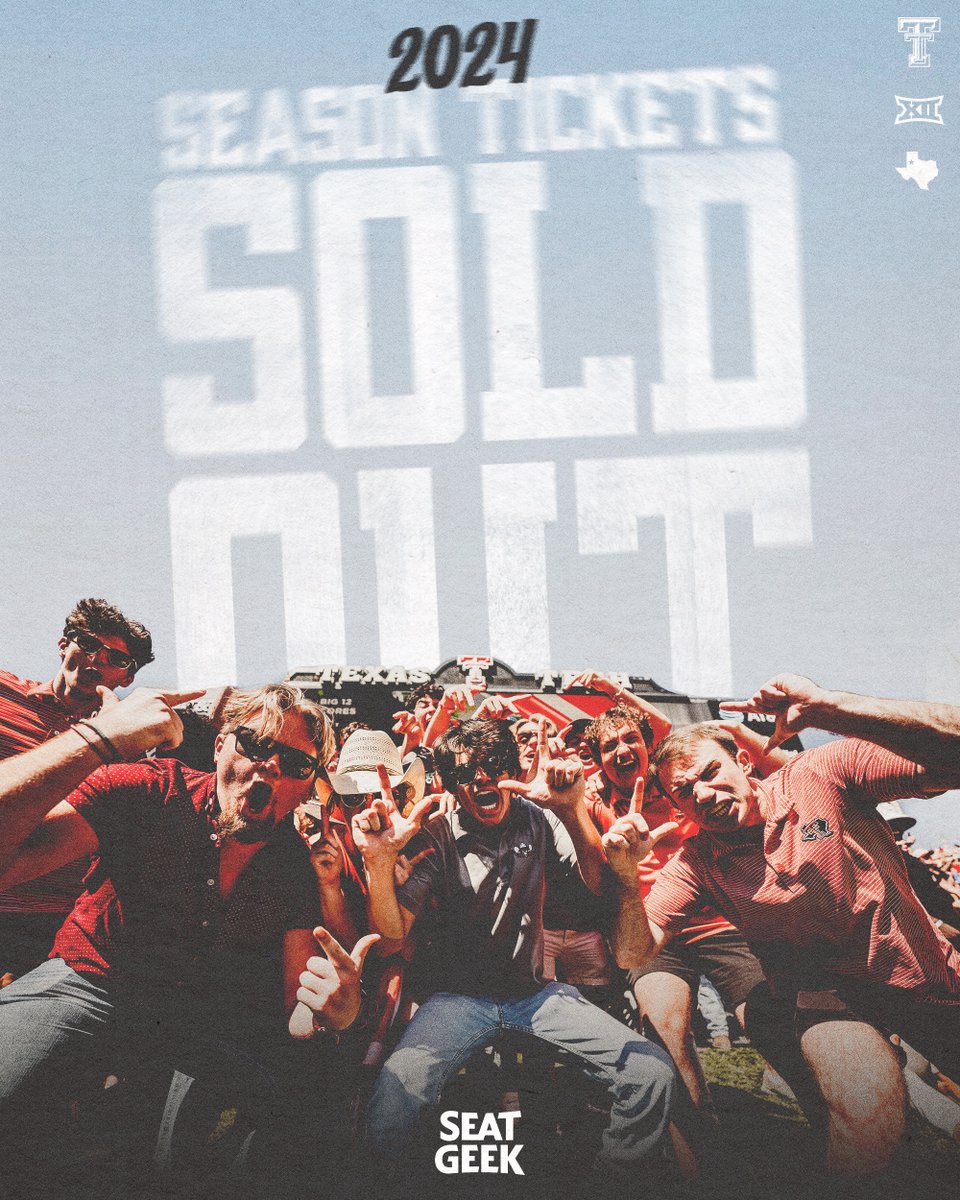 For the second-consecutive season, season tickets are officially SOLD OUT. 📈

#WreckEm | @SeatGeek