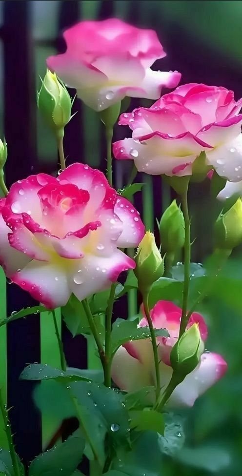 Beautiful roses with you new day☀️🌺💘