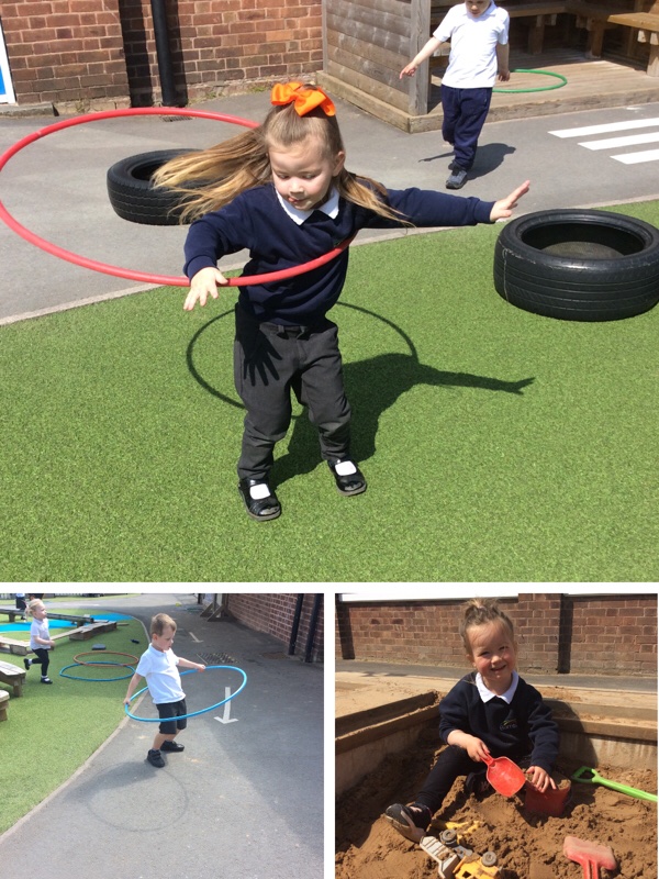 Nursery have had a super fun afternoon practising our circus skills and our digging techniques #funinthesun #learnthroughplay @HavesMrs @BarntonMissR @BarntonMissG