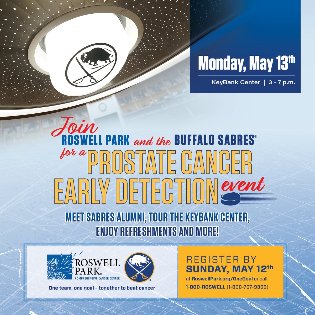 Have questions about our upcoming Prostate Cancer Early Detection Event with the Buffalo Sabres?🏒❓ Hear more about what to expect from Dr. Ahmed Aly! Learn more about the event and how you can register⤵ roswellpark.org/cancertalk/202…