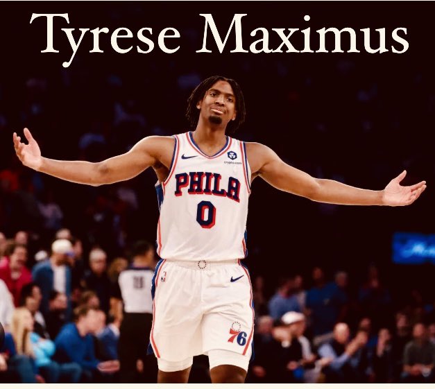 Are you not entertained?! 🏀🏀⛹🏿#TyreseMaxey #KnicksSixers #NBA #NBAPlayoffs #TwamilyTag