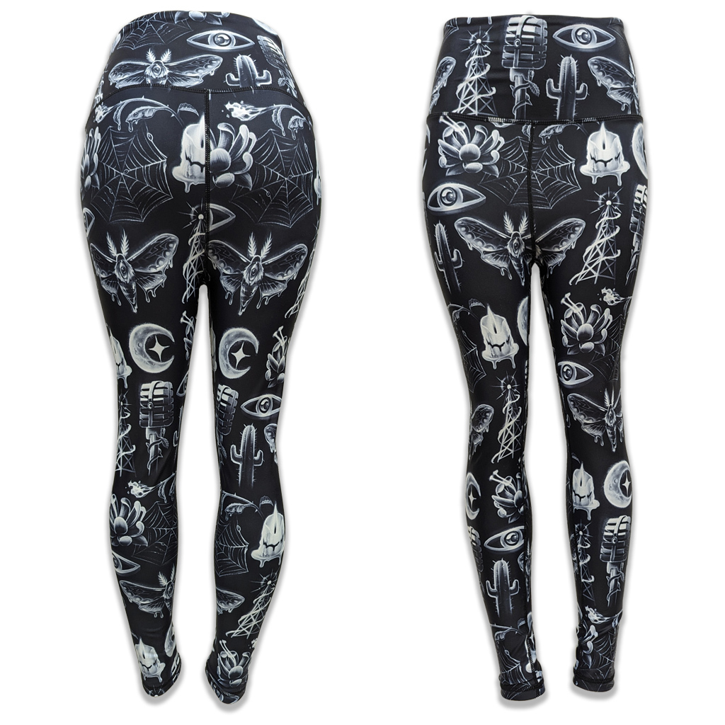 Amazing new leggings designed by @Thedevoreilly! Find them here: topatoco.com/collections/wt…