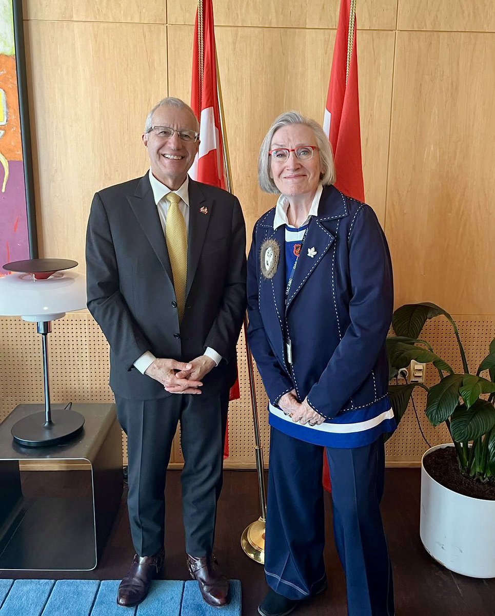 Starting off our first day in #Copenhagen by meeting with the Hon. @Carolyn_Bennett, Ambassador-designate of Canada to the Kingdom of Denmark.   In 2023, trade between #Ontario & #Denmark was $1.9B.   We look forward to strengthening our collaboration and economic partnerships!