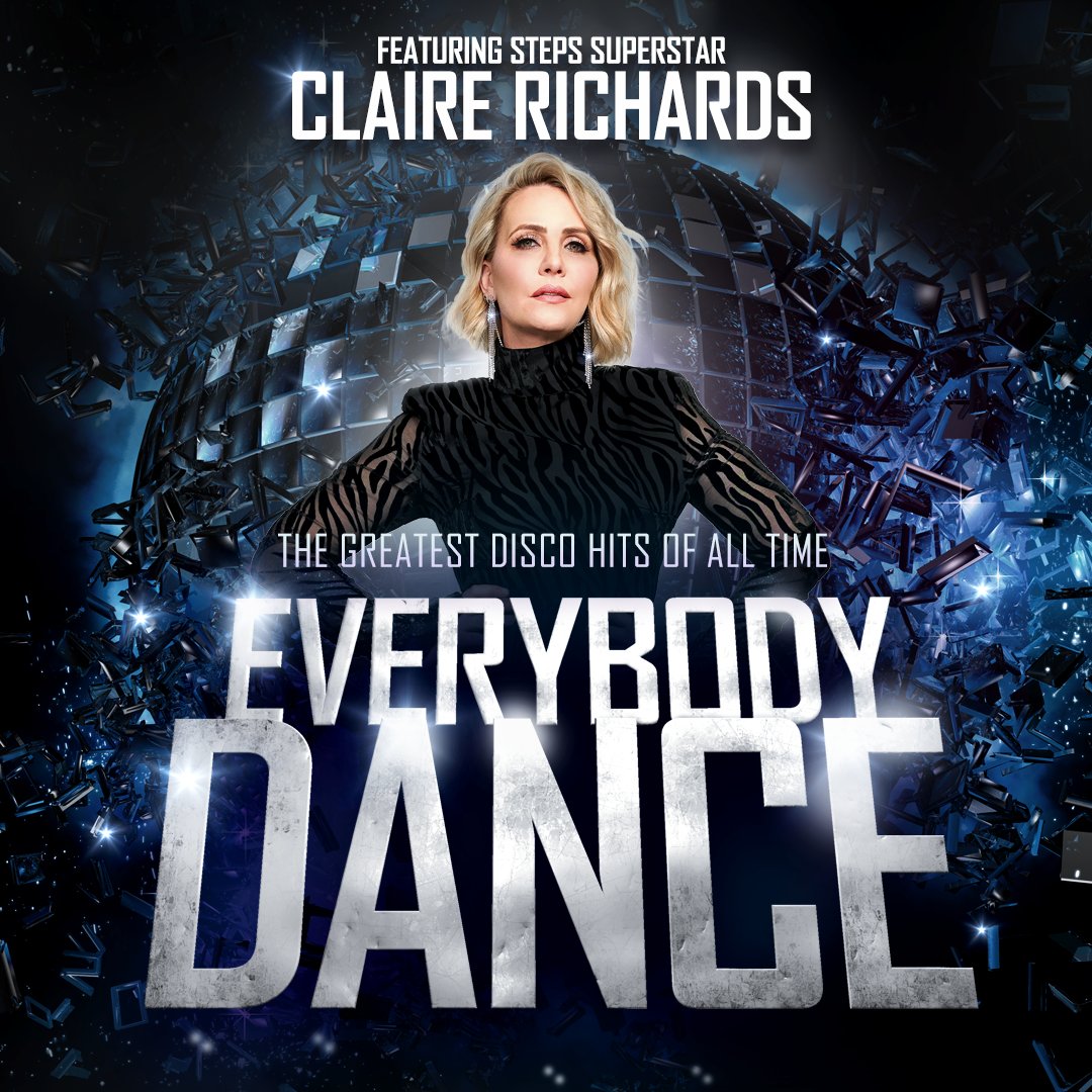 NEW SHOW ANNOUNCEMENT Join @OfficialSteps superstar @_ClaireRichards for a sensational celebration of disco and dance. 🪩 Extras members on sale now On general sale Friday 3 May, 10am 🎭 Everybody Dance with Claire Richards 📆 25 October 🎫 bit.ly/ClaireHull