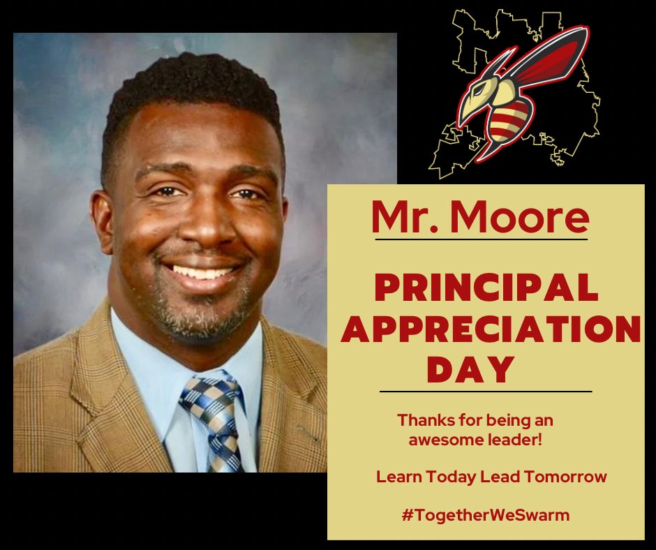 Thank you Mr. Moore! #LearnTodayLeadTomorrow #TogetherWeSwarm