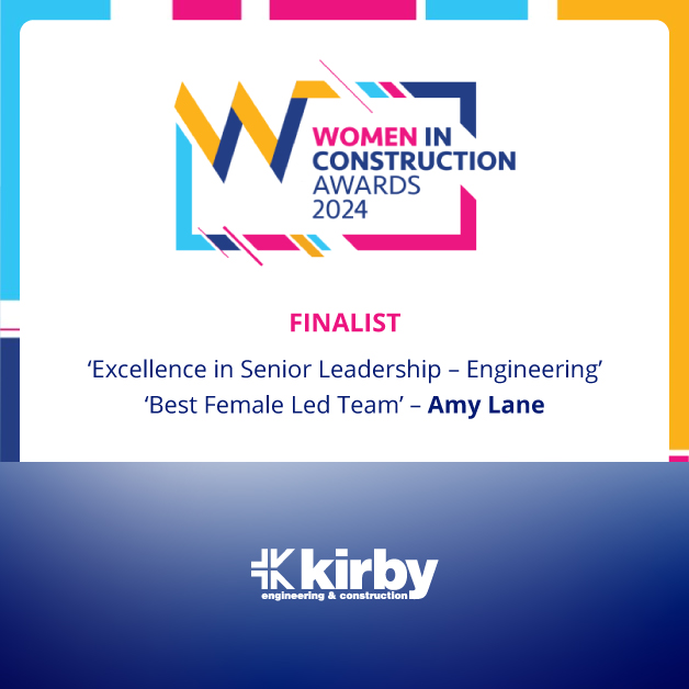 We are delighted to announce Kirby has been shortlisted for ‘Best Female Led Team’ award and Amy Lane for the ‘Excellence in Senior Leadership – Engineering’ award at the upcoming Women in Construction Awards 2024. 

@WICAwardsIRL #WICAwards  #PeopleFirst #KirbyCoreValues