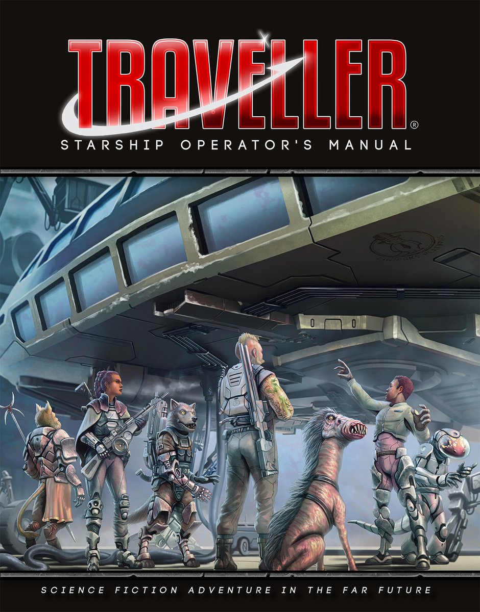 MongoosePub's tweet image. Want to learn just how to operate a starship and what it is like to live on board a Scout/Courier, Far Trader or Safari Ship for months at a time?

The new Starship Operator's Manual has all the answers for you!

mongoosepublishing.com/products/stars…

#ttrpg #TravellerRPG