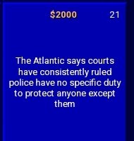 Can't stop thinking about how reigning Jeopardy champ Amy Hummel answered this with 'What is themselves?' on yesterday's show. Dr. Hummel, you're my hero. #ACAB #fuck12 #Jeopardy