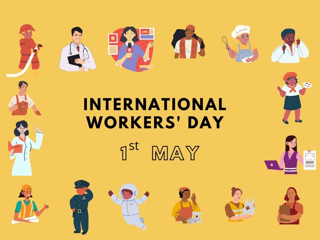 On International Workers’ Day, @IATSE stands with all workers organizing for labour rights and economic justice. #Solidarity! #MayDay #May1st #InternationalLabourDay