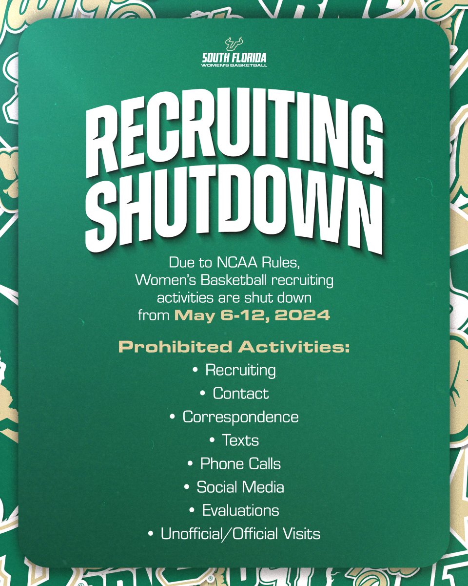 Reminder that the recruiting shutdown starts tomorrow! #HornsUp 🤘 | #RunWithUs