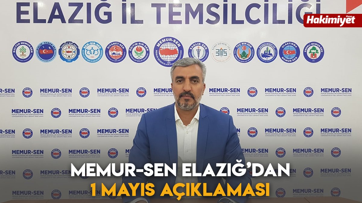 Memur-Sen Elazığ’dan 1 Mayıs Açıklaması elazighakimiyethaber.com/memur-sen-elaz… #elazığ #elazığhaber