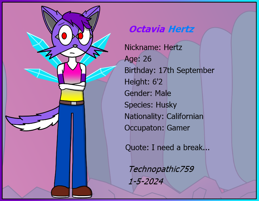 Technopathic759's tweet photo. (2/3)
#anthro #oc #ocart #fursona #charactercard #designrevamp https://t.co/nyMuqWBTj6