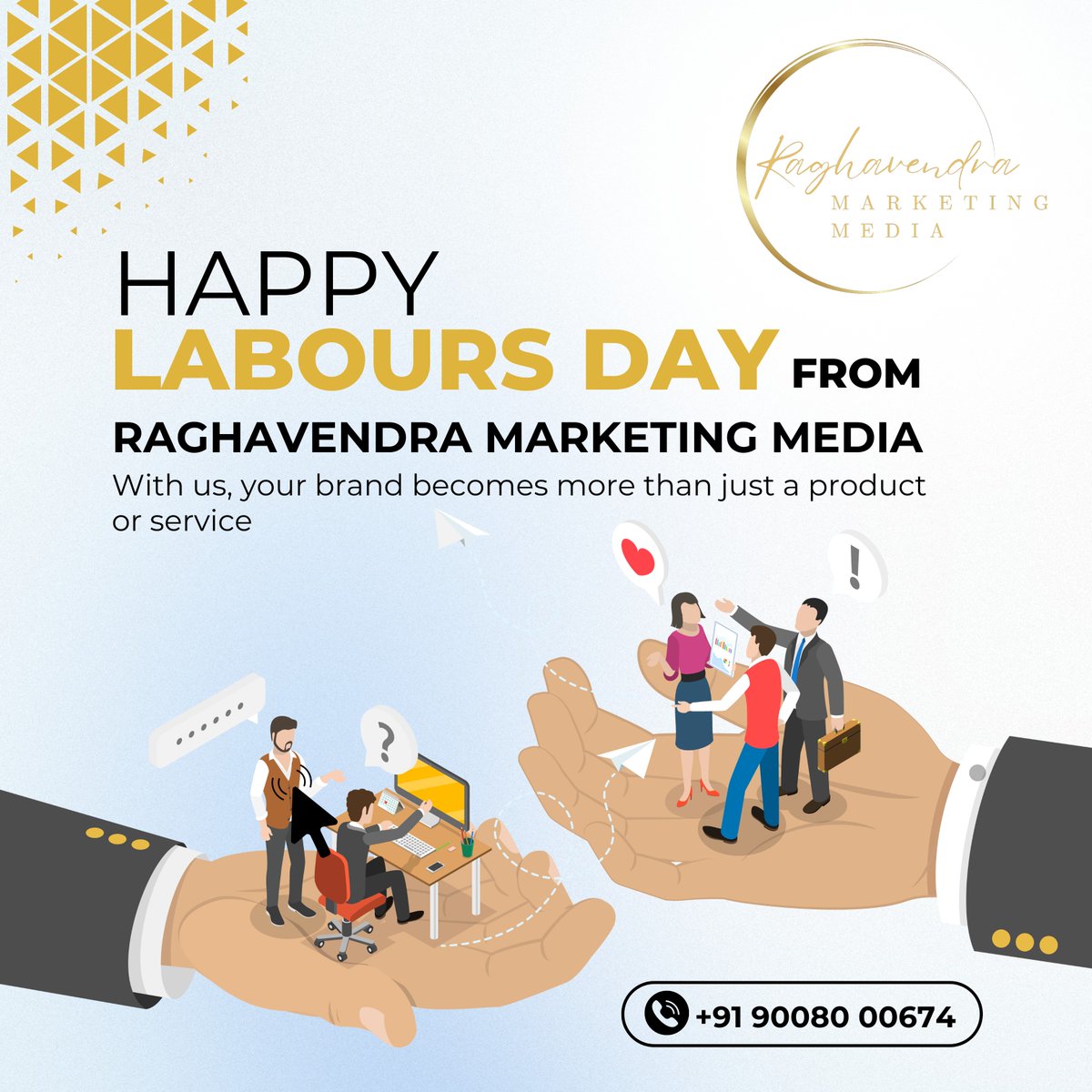 Happy Labour's Day filled with continued innovation and success!
Contact us : +91 90080 00674

#laboursday #digitalmarketing #digitalmarketing2024 #digitalmarketingexpert #bangalore_days #bangalore_insta #bangalorediaries #bangalorebloggers #socialmediaexpert #socialmediaagency