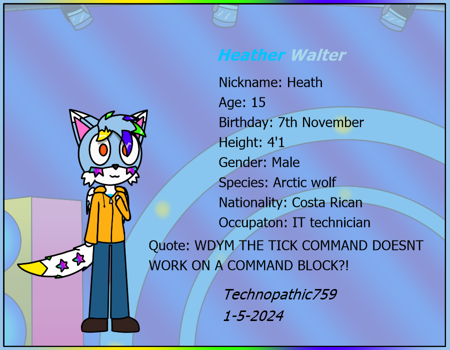 Technopathic759's tweet photo. (3/3)
#anthro #oc #ocart #fursona #charactercard #designrevamp https://t.co/nnB7DgPVI3