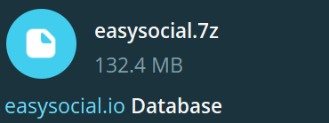 ⚠️Database Breach⚠️Allegedly, a threat actor group has breached EasySocial. This is a WhatsApp chatbot and automation platform.

#Clearnet #DarkWeb #DarkWebInformer #Cybercrime #Cybersecurity #Infosec #CTI #EasySocial