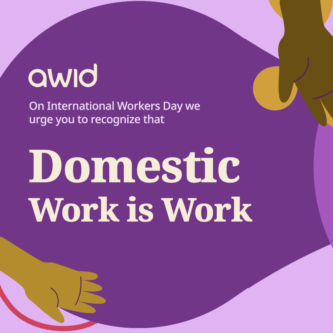 1/4 On International Workers Day we urge you to join the call to recognize that #DomesticWorkisWork. There are nearly 76 million domestic workers across the world yet many countries have yet to formally recognize domestic workers as workers under their labour laws.