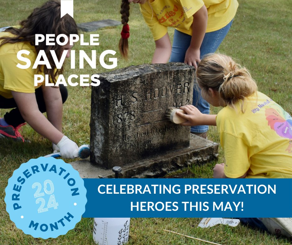 May is #PreservationMonth. This month we celebrate all people working hard to save historic places. Thank you! You make our world richer by preserving our heritage!

#PeopleSavingPlaces #HistoricPreservation #ARpreservation #AuthenticArkansas