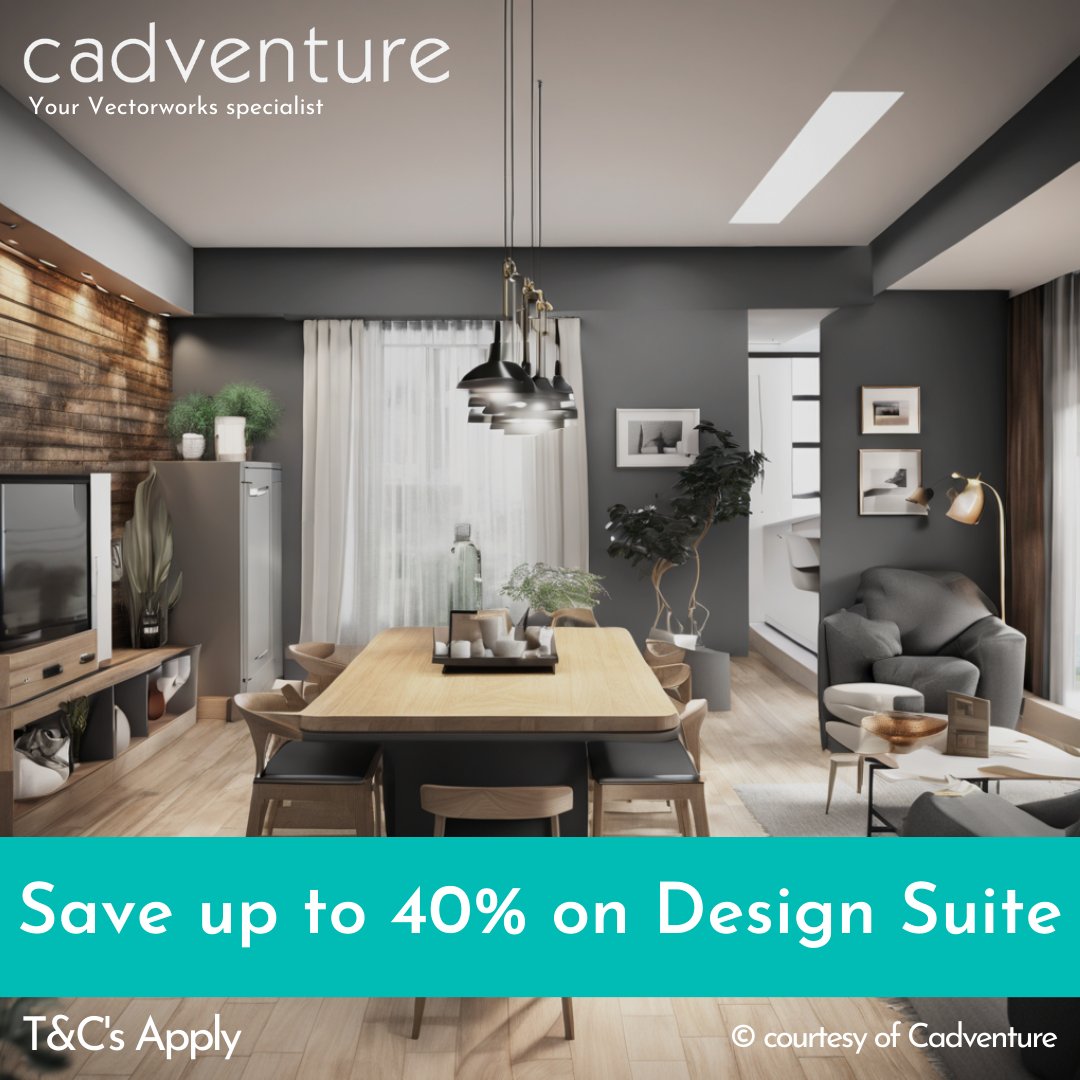 Want to save up to 40% off Vectorworks Design Suite?

The more annual subscriptions you purchase from Cadventure, the more you will save. Make sure to use the promo code: BUYMORE24 at check out - hubs.la/Q02s5SsX0

#Vectorworks #VectorworksDesignSuite #BuywithCadventure