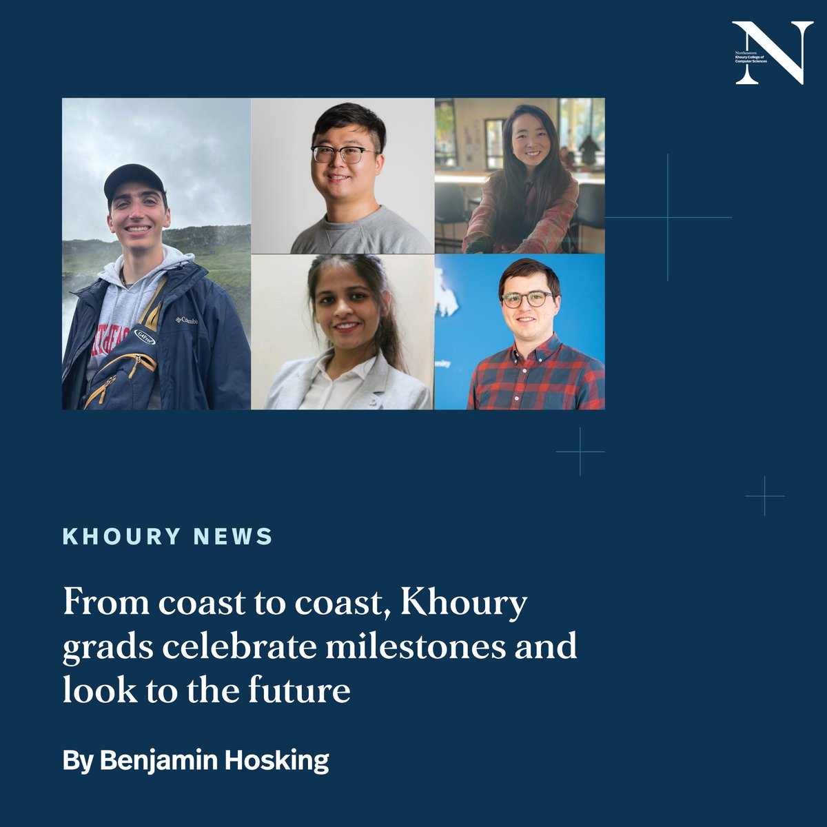 With commencement season in full swing, Khoury News sat down with computing graduates from across Northeastern’s global network to hear about their journeys and plans. Read more: bit.ly/4dlRMMI @NUSiliconValley, @NortheasternVAN, @NortheasternSEA, @RouxInstitute