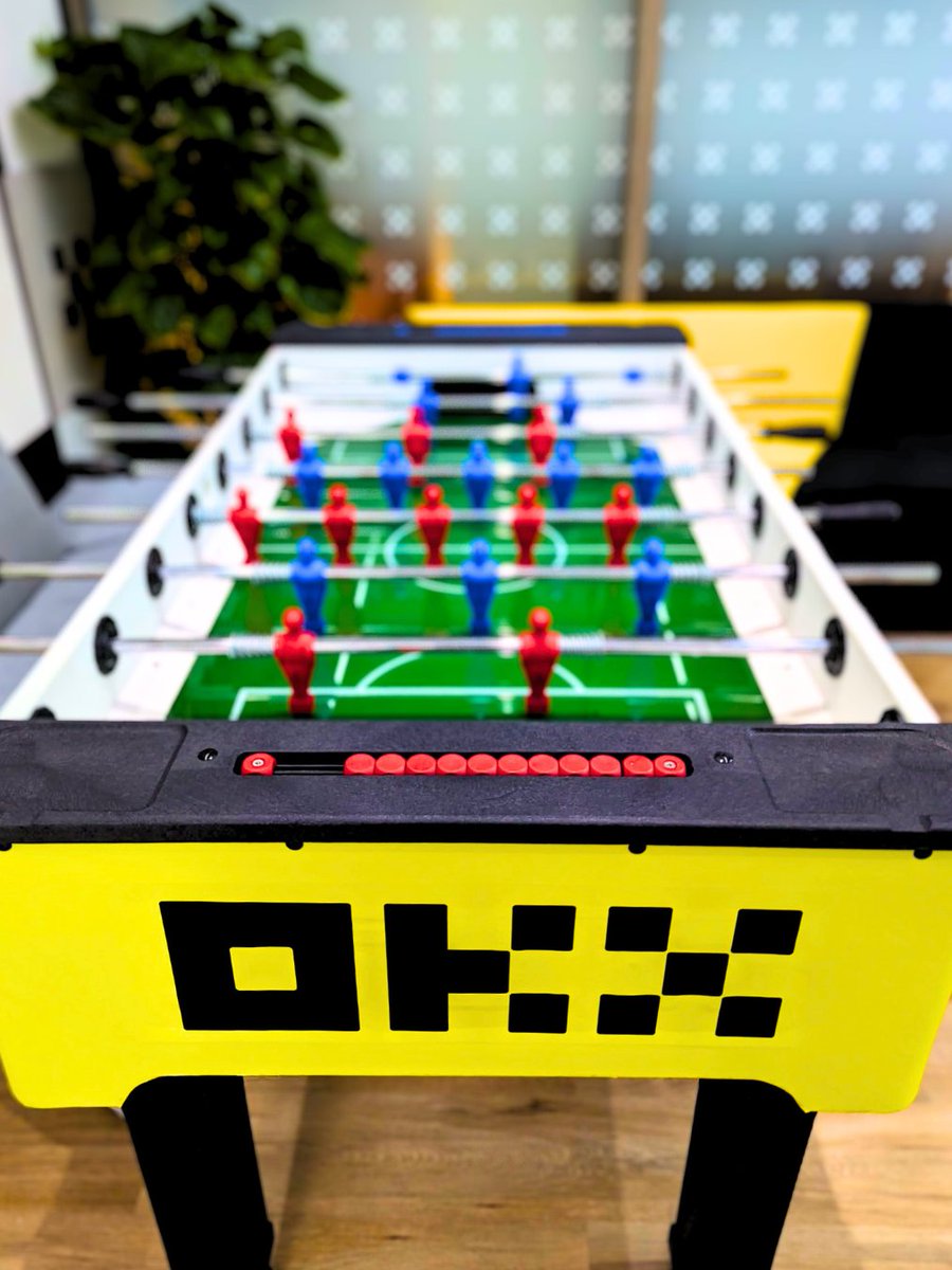 Who's up for a game with the #OKX intern? ⚽✨