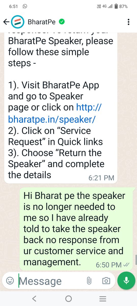 Hi everyone this is bharatpe app I have ordered speaker and after using it for some days they are charging huge amount for a month .so I wanted to close it and I have contacted the customer services to take back the speaker but no response from the company .#fraud #waste #useless
